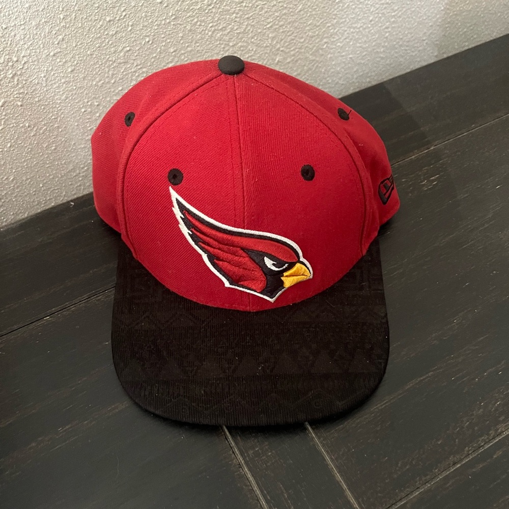 New Era 9FIFTY Arizona Cardinals Snapback Hat Red Black NFL Flat Brim OSFM